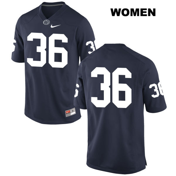 NCAA Nike Women's Penn State Nittany Lions Jan Johnson #36 College Football Authentic No Name Navy Stitched Jersey JWA3398XB